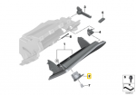 BMW G20 Glove Box Latch Originalus 51167948439