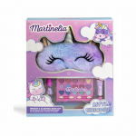 Kosmetikos rinkinys Martinella Little Unicorn (&scaron;e&scaron;ėlių paletė, lūpų blizgesys, nagų lakas, miego kaukė)