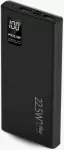 Remax Greitojo įkrovimo i&scaron;orinė baterija FIT2 K7 10000mAh 22.5W PD su USB-C, juoda