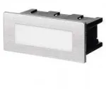 Emos LED orientation recessed luminaire AMAL 123&times;53, 1,5W tep. baltas, IP65