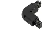 3 fazių bėgelio L formos sujungimas, juodas