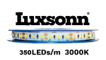 7W/m LED juosta LUXSONN, DC24, 350 LED/m, 3000K