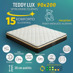 Meb Podrez Teddy Lux dvipusis čiužinys dydis 90