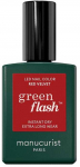 Manucurist Žalias Flash Nagų lakas lakier do paznokci Raudona Velvet 15ml
