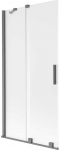 Vonios sienelė Mexen Velar, 90 x 150 cm, Brushed gun pilka/matinis stiklas