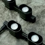 Sieninis &scaron;viestuvas 36W LED modulinis sieninis fasado &scaron;viestuvas, juodas, 3000K, IP67, LS79