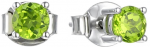 Brilio Silver Sidabrinis earrings with peridot SE10230B