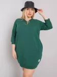 Suknelė tamsiai žalia