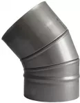 Kaminų alkūnė WADEX 115. D160 mm 45&deg;