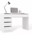 Duronic Arto ra&scaron;omasis stalas Baltas 120 cm x 55 cm