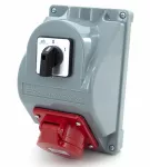 ELS Elektrotechnika Statybinis skirstomasis skydas, tipas COMBOPOL 16A/5 + jungiklis 0-1, sieninis / vir&scaron;utinis korpusas, ELS Elektrotechnika, N010-01
