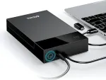 Accura 2,5"/3,5" SATA USB-C do 20TB juoda