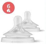 &bdquo;Philips Avent&ldquo; &ndash; &bdquo;Niplle&ldquo;, &bdquo;Natural Response&ldquo; čiulptukas, 2 vnt. storo maitinimo čiulptukų, 6 mėn.+