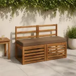 Suoliuko pagalvė SOEST 100% poliesteris Taupe 100 x 40 x 8 cm