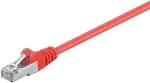 Goobay CAT 5e pataisymo kabelis, F/UTP, raudonas, 3 m, Cat5e, F/UTP (FTP), RJ-45, RJ-45, raudonas