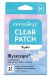 Silesian Pharma DERMA ANGEL Stilingi hidrokoloidiniai pleistrai nuo poodinio spuogo su salicilo rūg&scaron;timi Stilizuojantys holografiniai 1 pak. &ndash; 24 vnt. (6318032)