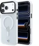 Dėklas BMW Sign Frosted IML & MetalL Logo MagSafe do iPhone 18 Pro Max / 17 Pro Max permatomas