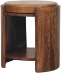Artisan Furniture Savoy Leather mango medienos taburetė