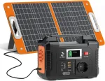 FF FLASHFISH 151 Wh ne&scaron;iojamoji maitinimo stotelė, 200 W, su 60 W saulės skydeliu, E200+TSP60 EU