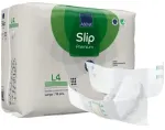 Suaugusiųjų sauskelnės, Abena&reg; Slip Premium L4, su lipnia juosta, 4 000 ml, žalios, pakuotė 18 vnt.