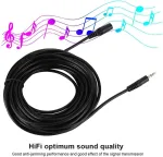 Eboxer 3.5 mm audio ilgintuvas i&scaron; tėvi&scaron;ko į moteri&scaron;ką lizdą aux kabelis i&scaron;maniesiems telefonams ausinėms stereo (10 metrų)