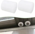 Emagtech plastikiniai ritinėlių guoliai be rutulinių guolių, 40x50 mm, 10 mm skylė, tinkami ratukams, kreipiamieji ratukai baldų gamybai, 2 vnt.