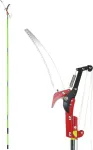 Grandininis pjūklas Qwork&reg; 4 m auk&scaron;čio genėjimo įrankis, genėjimo pjūklas su reguliuojama rankena, pjauna &scaron;variai ir greitai, reguliuojamas auk&scaron;tis 1,4 m - 4 m