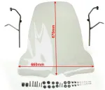 Other MOTOROLERIO PRIEKINIO STIKLIO APSAUGA YM-4283 KYMCO AGILITY
