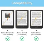 Fintie dėklas Tolino Shine Color/shine 5/4 ir Kobo Clara Colour/bw/2e skaitytuvams