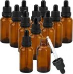 Azkeegrey 30 vnt. pipetės buteliukų rinkinys, 30 ml, rudas stiklas, buteliukas su stikline pipete, vaistinė buteliukas, rudas stiklinis buteliukas aliejams, ekstraktams, skysčiams, kvepalų aliejams