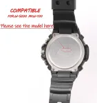 Dervos laikrodžio apyrankė Casio Ws220 Mcw100h vyrams, oranžinė-juoda