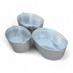 Metalinis ovalus cinkuotas dubuo-vonia 120l Wdr1312