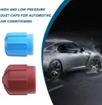Vgol 6 vnt. R134a automobilio Ac oro kondicionavimo dangtelių rinkinys auk&scaron;to/žemo slėgio oro kondicionavimo vožtuvo dangtelis, tinkamas M8 M9 M10 vožtuvams