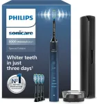Philips Sonicare Diamondclean 9000 Series elektrinis dantų &scaron;epetėlis Special Edition - Sonic &scaron;epetėlis, Dunkelblau, 4 x C3 Premium Plaque Control &scaron;epetėlių galvutės (modelis Hx9911/89)