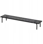 Laikiklis I-tec Metalinis monitoriaus stovas, juodas, 97x19 cm Ikea Lanespelare