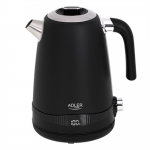 Adler | Kettle | AD 1295b | Electric | 2200 W | 1.7 L | Stainless steel | 360&deg; rotational base | Black | AD 1295 black