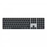 Apple Magic Keyboard with Touch ID and Numeric Keypad for Mac models with Apple silicon | Keyboard | Wireless | English | Black | Bluetooth, USB-C | MXK83Z/A