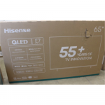 I&Scaron;PARDAVIMAS. Hisense 65E7Q 65" (164 cm) UHD QLED Smart TV | I&Scaron;PARDAVIMAS. Hisense UHD QLED Smart TV | 65E7Q | 65" | Smart TV | VIDAA OS | UHD | Black | PAŽEISTA PAKUOTĖ | 65E7QSO