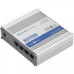 Industrial Router | RUTX08 | No Wi-Fi | 10/100/1000 Mbit/s | Ethernet LAN (RJ-45) ports 4 | Mesh Support No | MU-MiMO No | No mobile broadband | 1 | 24 month(s) | RUTX08000000