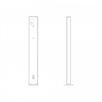 Wallbox | Pedestal Eiffel Basic Mono for Pulsar family | PED-EIFBS-MONO