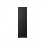 LG | Refrigerator | GBV5240CEP | Energy efficiency class C | Free standing | Combi | Height 203 cm | No Frost system | Fridge net capacity 277 L | Freezer net capacity 110 L | Display | 35 dB | Matte Black