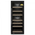 Caso | Smart Wine Cooler | WineExclusive 38 | Energy efficiency class G | Showcase | Free standing | Bottles capacity 38 bottles | Cooling type Compressor technology | Black | 00721