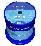 Verbatim 43411 CD-R 700MB 52X Extra Protection Surface diskai (100 vnt pakuotėje)