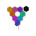 Nanoleaf | Shapes Black Hexagons Starter Kit (9 panels) | 42 W | WiFi | NL42-0102HX-9PK