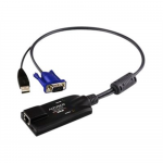 Aten | USB VGA KVM Adapter | 1 x RJ-45 Female, 1 x USB Male, 1 x HDB-15 Male | KA7570-AX
