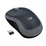 Logitech M185 Belaidė pelė, RF Wireless, 1000 DPI, Juoda/Pilka (SPEC) | 910-002235/SPEC