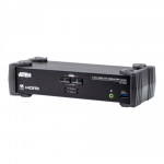 Aten 2-Port USB 3.0 4K HDMI KVMP Switch with Audio Mixer Mode | CS1822 | CS1822-AT-G