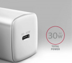 AXAGON ACU-PD30W wall charger 1x QC3.0/AFC/FCP/PD type-C, 30W, white