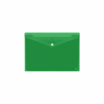 Aplankas-vokelis su spaude Forpus, A4, plastikinis, žalias, skaidrus  0820-006 | FO21612