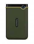 External HDD|TRANSCEND|StoreJet|2TB|USB 3.0|Colour Green|TS2TSJ25M3G